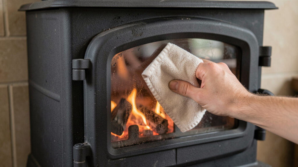 Come pulire il vetro della stufa a legna senza rovinarlo
