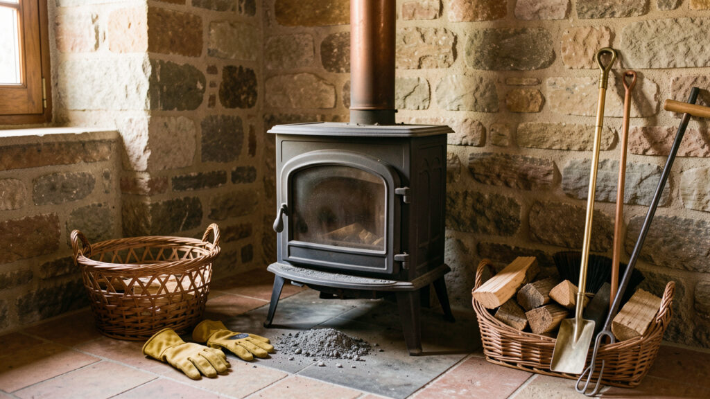 Stufe a legna a Viterbo: manutenzione stagionale e accessori per un calore sicuro